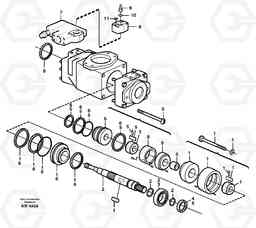 53903 Hydraulic pump L180C S/N 2533-SWE, 60465-USA, Volvo Construction Equipment