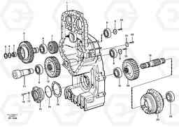 56181 Transfer case, gears and shafts L220D SER NO 1001-, Volvo Construction Equipment