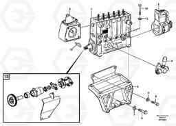 57567 Fuel injection pump with fitting parts L220D SER NO 1001-, Volvo Construction Equipment