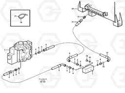 31 Hydraulic system, leak-off line L220D SER NO 1001-, Volvo Construction Equipment