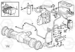 86110 Oil cooler, forword. Motor circuit. L220D SER NO 1001-, Volvo Construction Equipment