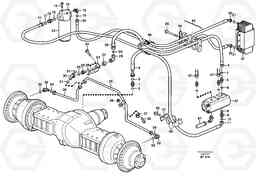 86534 Oil cooler, forword. Pump circuit. L220D SER NO 1001-, Volvo Construction Equipment