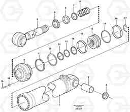 104397 Hydraulic cylinder, tilt L220D SER NO 1001-, Volvo Construction Equipment