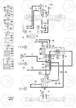 105660 Hydr. circuit ( transmission ) EW70 TYPE 262, Volvo Construction Equipment