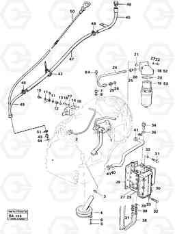 78117 Hydraulic lines, valves and filter A20 VOLVO BM A20, Volvo Construction Equipment