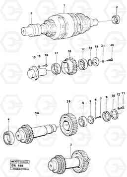 15549 Clutches,gears and shafts A20 VOLVO BM A20, Volvo Construction Equipment