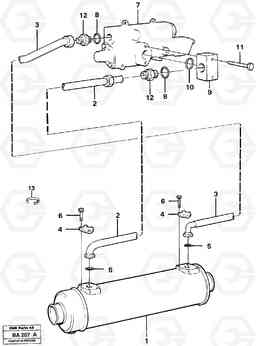 46266 Cooling system A20 VOLVO BM A20, Volvo Construction Equipment