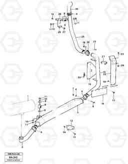 88135 High exhaust outlet A20 VOLVO BM A20, Volvo Construction Equipment
