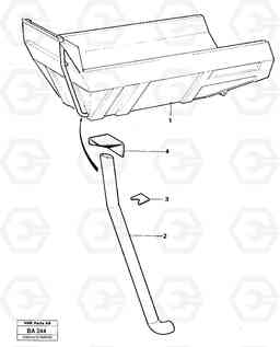5185 Body front heating outlet A20 VOLVO BM A20, Volvo Construction Equipment