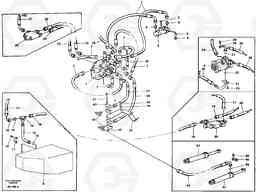 87308 Steering system, pipes and hoses A30 VOLVO BM VOLVO BM A30, Volvo Construction Equipment