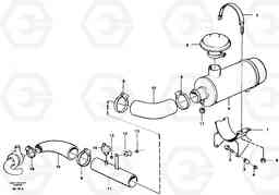 89002 Inlet system, air cleaner A30 VOLVO BM VOLVO BM A30, Volvo Construction Equipment
