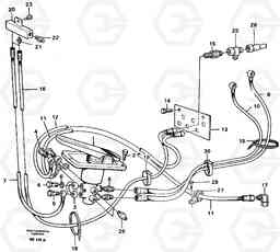 50644 Hydraulic brake system cab A35 Volvo BM A35, Volvo Construction Equipment