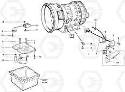 53700 Range selector valve with fitting parts A35 Volvo BM A35, Volvo Construction Equipment