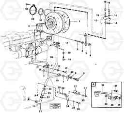 67538 Turbocharger with fitting parts A35 Volvo BM A35, Volvo Construction Equipment