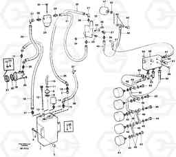 82573 Hydraulic brake-system tractor A35 Volvo BM A35, Volvo Construction Equipment