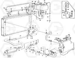 91252 Radiator with connecting-parts A35 Volvo BM A35, Volvo Construction Equipment