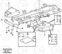 20663 Front frame Assembly A25B A25B, Volvo Construction Equipment