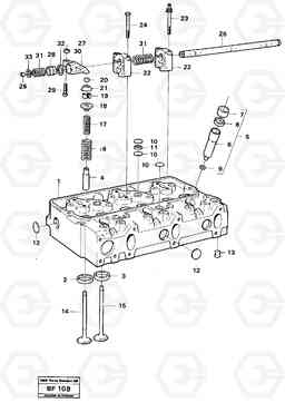 5431 Cylinder head A25B A25B, Volvo Construction Equipment