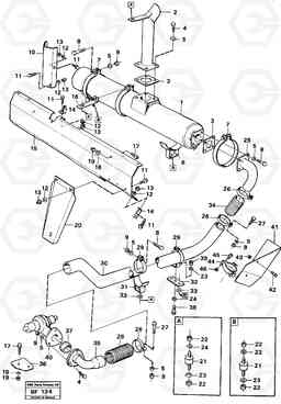 87118 Exhaust system A25B A25B, Volvo Construction Equipment