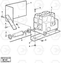 70048 Tip valve with fitting parts A25B A25B, Volvo Construction Equipment