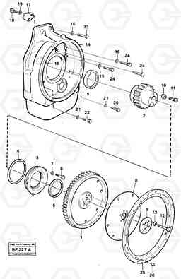 20651 Pump drive with fitting parts A25B A25B, Volvo Construction Equipment