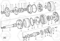 93517 Planetary gears and shafts A40 VOLVO BM VOLVO BM A40 SER NO - 1151/- 60026, Volvo Construction Equipment