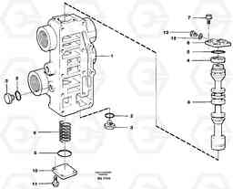 3843 Retarder valve A40 VOLVO BM VOLVO BM A40 SER NO - 1151/- 60026, Volvo Construction Equipment