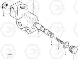 18136 Relay valve A40 VOLVO BM VOLVO BM A40 SER NO - 1151/- 60026, Volvo Construction Equipment