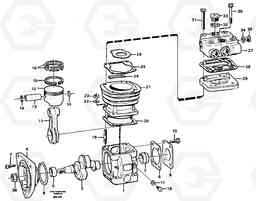 16872 Air compressor A40 VOLVO BM VOLVO BM A40 SER NO - 1151/- 60026, Volvo Construction Equipment
