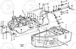 87152 Hydraulic system, motor unit A35C VOLVO BM VOLVO BM A35C SER NO - 4620,, Volvo Construction Equipment