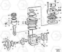 23075 Air compressor A20C SER NO 3052-, Volvo Construction Equipment