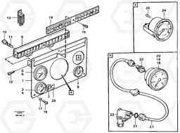 59360 Instrument panel, middle A20C SER NO 3052-, Volvo Construction Equipment