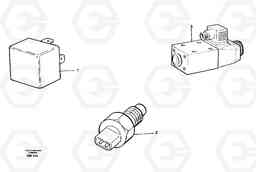 66881 Relays, sensors and solenoid valves Reference list A20C SER NO 3052-, Volvo Construction Equipment