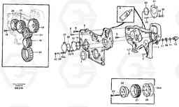 23016 Timing gear casing and gears A25C, Volvo Construction Equipment