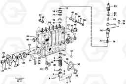 90939 Injection pump A25C, Volvo Construction Equipment