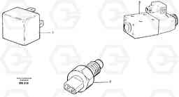 34672 Relays, sensors and solenoid valves Reference list A25C, Volvo Construction Equipment