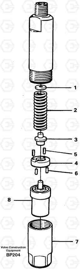 63371 Injector A30C, Volvo Construction Equipment