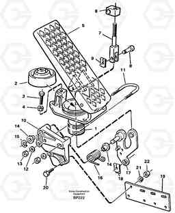 90002 Accelerator pedal A30C, Volvo Construction Equipment