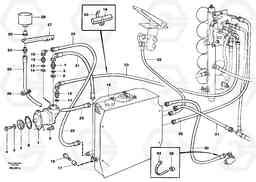 40084 Hydraulic brake system, motor unit A35C SER NO 4621-, SER NO USA 60001-, Volvo Construction Equipment