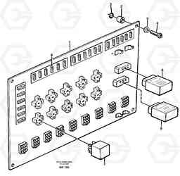 45700 Electrical distribution box A40 SER NO 1201-, SER NO USA 60101-, Volvo Construction Equipment
