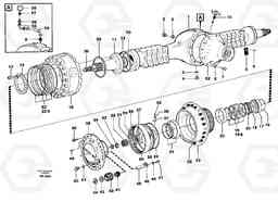 87067 Planetary axle, motor unit A40 SER NO 1201-, SER NO USA 60101-, Volvo Construction Equipment