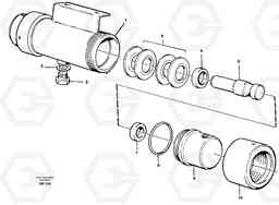 16248 Damping cylinder A40 SER NO 1201-, SER NO USA 60101-, Volvo Construction Equipment