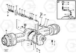 87077 Planetary axle 1, load unit A40 SER NO 1201-, SER NO USA 60101-, Volvo Construction Equipment