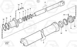 4158 Hoist cylinder A40 SER NO 1201-, SER NO USA 60101-, Volvo Construction Equipment