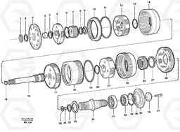 63385 Planetary gears and shafts A35D, Volvo Construction Equipment