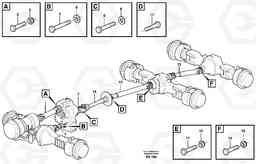 16653 Propeller shafts with fitting parts A35D, Volvo Construction Equipment