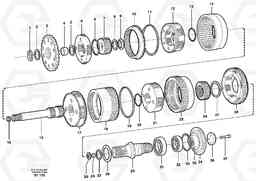 63483 Planetary gears and shafts A40D, Volvo Construction Equipment