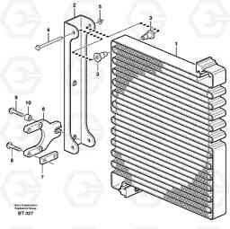 25490 Condenser device air conditioning A40D, Volvo Construction Equipment