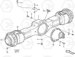 190 Planetary axle, motor unit A30D S/N 12001 - S/N 73000 - BRA, Volvo Construction Equipment