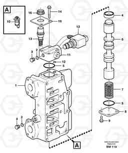 92780 Retarder valve A25D S/N -12999, - 61118 USA, Volvo Construction Equipment